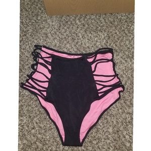 High- wasited swim bottoms